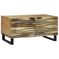vidaXL Kaffebord 80x50x40 cm Massivt trä mango