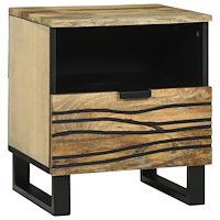 vidaXL Sängskåp 40x33x46 cm Massivt Trä Mangoträ
