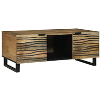 vidaXL Kaffe Bord 100x54x40 cm Massivt Mango Trä