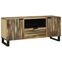 vidaXL TV-skåp 105x33.5x46 cm Massivt Mangoträ