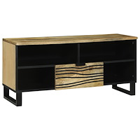 vidaXL TV Skåp 100x33.5x46 cm Massivt Trä Mangoträ