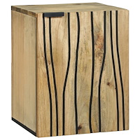 vidaXL Sinksksåp Brun, Svart 38 x 33.5 x 48 cm Konstruerat trä