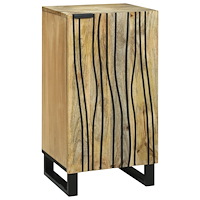 vidaXL Skåp 40x33.5x75 cm Massivt Mangoträ