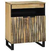 vidaXL Skänk 60x33.5x75 cm Solid Wood Mango