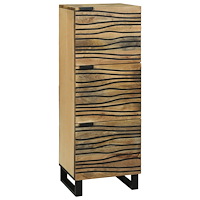 vidaXL Högskåp 40x33.5x110 cm Massivt Trä Mango