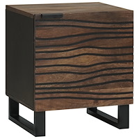 vidaXL Sängskåp 40x33.5x46 cm Massivt trä Mango