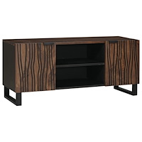 vidaXL TV-bänk, 105 x 33,5 x 46 cm, i massivt mango-trä.