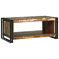 vidaXL Kaffebord 90x50x38 cm Massivt Trä Återvunnet