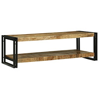 vidaXL Kaffe Bord 120x50x38 cm Massivt Trä Grovt Mangoträ