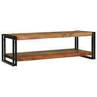 vidaXL Kaffe Bord 120x50x38 cm Massivt Trä Akacia