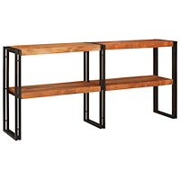 vidaXL Konsolbord 160x33x75 cm Massivt Akaciaträ