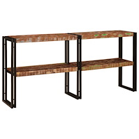 vidaXL Konsolbord 160x33x75 cm Massivt återvunnet trä