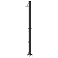 vidaXL Utomhus Solardusch med Kran 217 cm 20 L