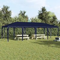 vidaXL Festtält Blå 8x4 m PE