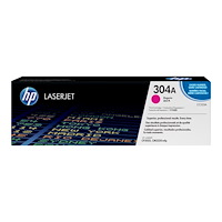 Hewlett-Packard HP 304A - magenta - original - LaserJet - tonerkassett (CC533A)