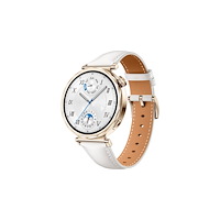 Huawei Technologies Huawei Watch GT 5 - rostfritt stål - smart klocka med rem - vit