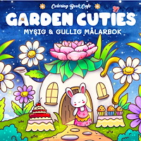 Legind A/S Garden Cuties : Mysig och gullig Cozy Coloring målarbok från Coloring Book Cafe (häftad)