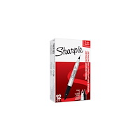 Sharpie Märkpenna SHARPIE Twin Tip svart 12/fp