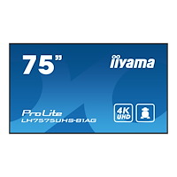 Iiyama iiyama ProLite LH7575UHS-B1AG 75" LED-bakgrundsbelyst LCD-skärm - 4K - för digital skyltning
