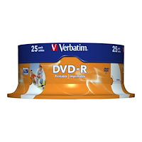 VERBATIM Verbatim - DVD-R x 25 - 4.7 GB - lagringsmedier