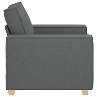 vidaXL Soffa mörkgrå 60 cm tyg