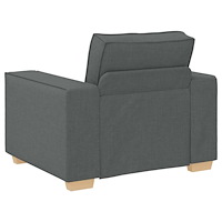 vidaXL Soffa mörkgrå 60 cm tyg