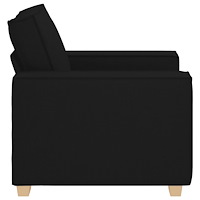 vidaXL Soffa svart 60 cm tyg
