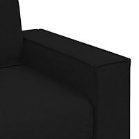 vidaXL Soffa svart 60 cm tyg