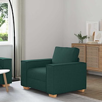 vidaXL Soffa mörkgrön 60 cm tyg