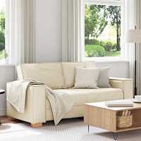 vidaXL 2-sitssoffa linne 140 cm