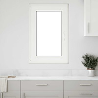 vidaXL Källarfönster "RISOR" 60x100 cm Tilt- och vridfönster DIN vänster vit