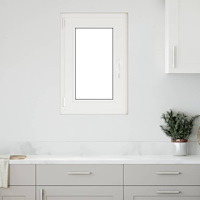 vidaXL Källarfönster "RISOR" 50x75 cm Tilt- och vridfönster DIN vänster vit