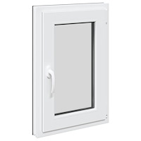 vidaXL Källarfönster "RISOR" 50x75 cm Tilt- och vridfönster DIN höger antracit