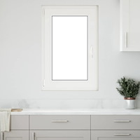 vidaXL Källarfönster "RISOR" 60x80 cm Tilt- och vridfönster DIN vänster antracit