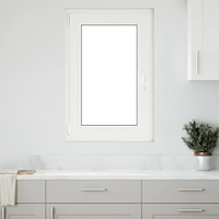 vidaXL Källarfönster "RISOR" 60x100 cm Tilt- och vridfönster DIN vänster antracit