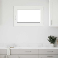 vidaXL Källarfönster "RISOR" 90x70 cm Tilt- och vridfönster DIN höger antracit