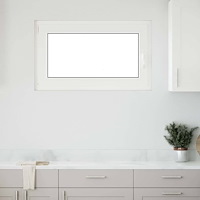 vidaXL Källarfönster "RISOR" 100x60 cm Tilt- och vridfönster DIN vänster antracit
