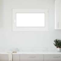vidaXL Källarfönster "RISOR" 100x50 cm Tilt- och vridfönster DIN höger antracit