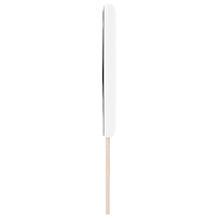 vidaXL Sänggavlar Enkelt Design Ren Vit 140 cm Konstläder