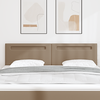 vidaXL Sänggavel Enkel Design Cappuccino 180 cm Konstläder