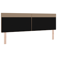 vidaXL Sänggavel Enkel Design Cappuccino 180 cm Konstläder