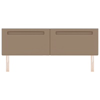 vidaXL Sänggavel Enkel Design Cappuccino 180 cm Konstläder