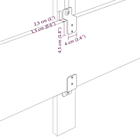 vidaXL Sänggavel Enkel Design Cappuccino 180 cm Konstläder