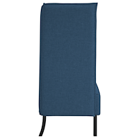 vidaXL Hög Rygg Soffa Blå 109x56x121 cm Tyg