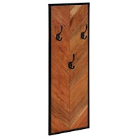vidaXL Klädhängare 2 st 35x1x90 cm massivt trä akacia
