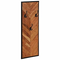 vidaXL Klädhängare 2 st 35x1x90 cm massivt trä akacia