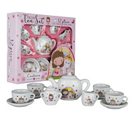 Barbo Toys BARBO Classic Porcelain Tea Set Pink 12pcs