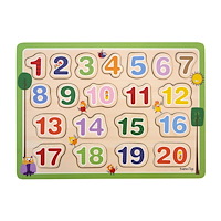 Barbo Toys Barbo Classic Wooden 1-2-3 Puzzle