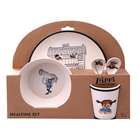 Pippi Långstrump Pippi 100% Melamine 5 pcs package