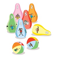 Pippi Långstrump Pippi Soft Bowling Set